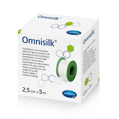 5m Omnisilk ® Fixierpflaster auf Kunststoffspulen - diverse Größen
