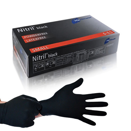 100 Nitril Black ® Nitril gloves - powder free