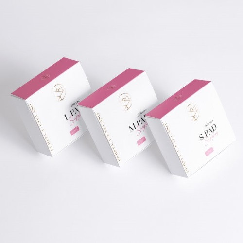 5 pairs of eyelash lift silicone pads - various sizes M2