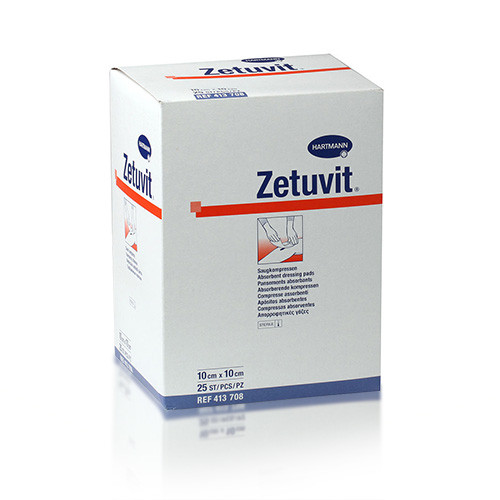 25 Zetuvit ® Suction Compresses - sterile
